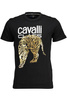 CAVALLI CLASS HERREN-KURZARM-T-SHIRT SCHWARZ