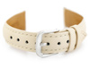 W94 leather watch strap - cream - 18mm