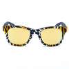 SUNGLASSES ITALIA INDEPENDENT UNISEX 0090-ZEF-001 (Szkło/Zausznik/Mostek) 50/20/140 mm)