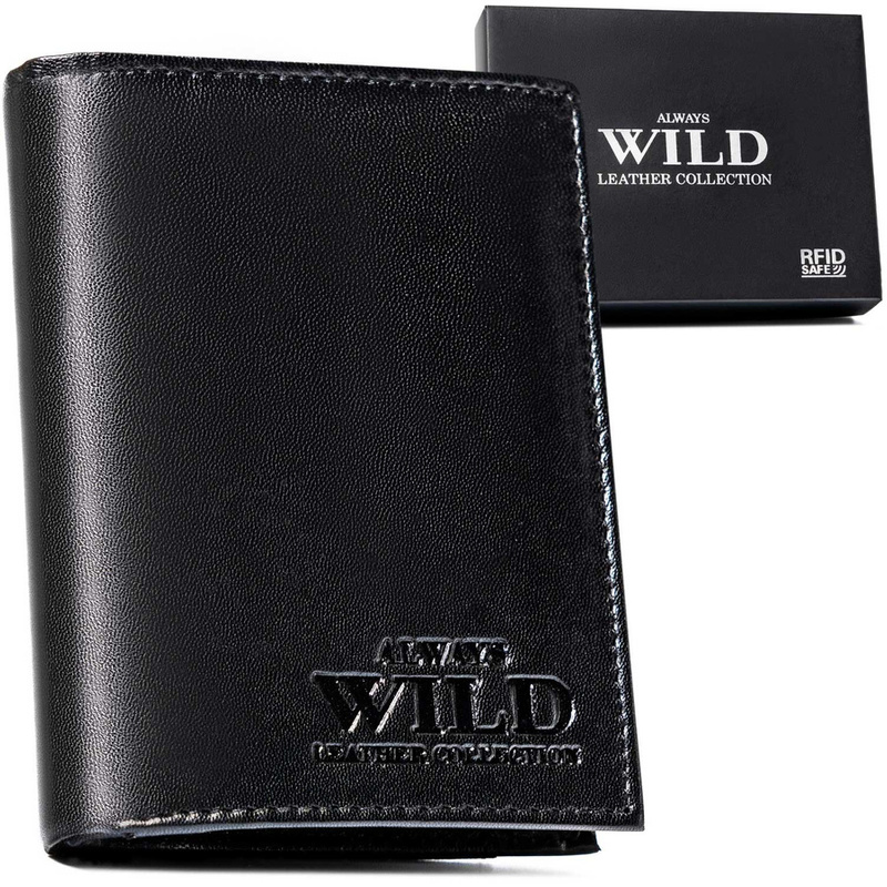 Classic large men's leather wallet Always Wild