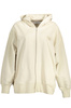 CALVIN KLEIN SWEATSHIRT WITH ZIP WOMAN BEIGE