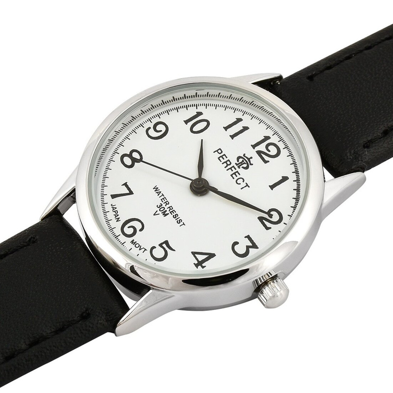 BLACK AND SILVER WATCH PERFECT CLASSIC WOMEN'S RETRO MIYOTA 273