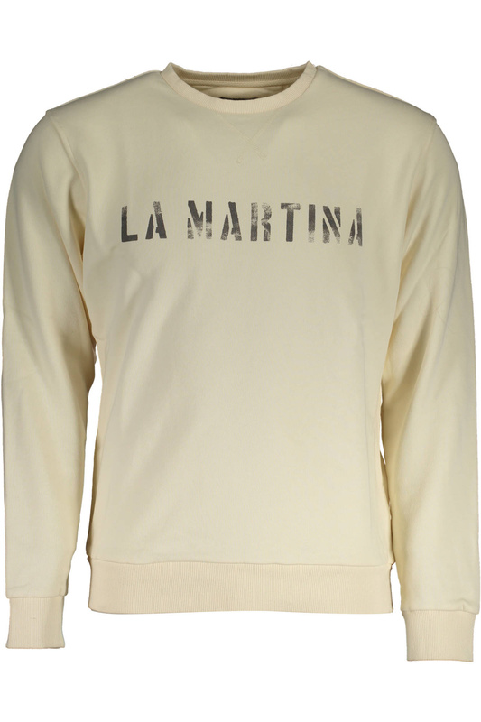 LA MARTINA WHITE MEN&#39;S SWEATSHIRT WITHOUT ZIP