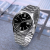 Men's steel watch with date by CASIO