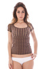 A-STYLE BROWN WOMAN EXTERNAL T-SHIRT