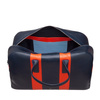 Large duffle bag unisex Colorful Cambridge by DUDU made in genuine leather with double handle and detachable shoulder strap. High quality elegant weekender overnight bag.