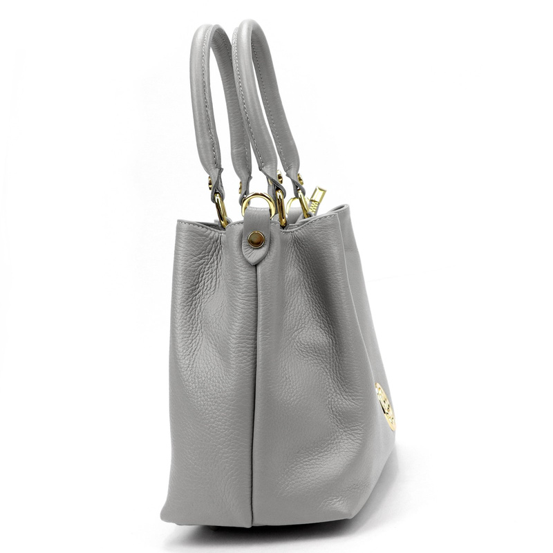 Elegante Lederhandtasche mit Beinen von Gregorio