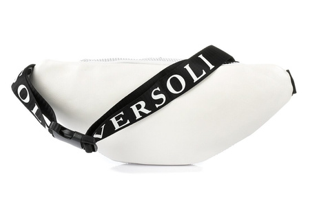 White kidney pouch belt bag shiny Versoli C21