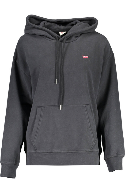 LEVI&#39;S SWEATSHIRT WITHOUT ZIP WOMAN BLACK