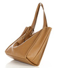 Modny skórzany shopper MAZZINI - Portofino Max camel