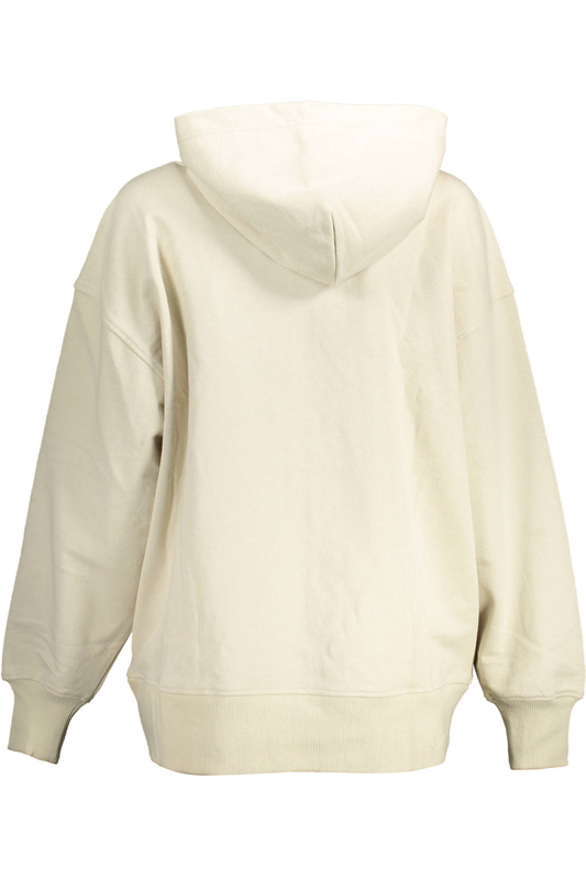 CALVIN KLEIN SWEATSHIRT WITH ZIP WOMAN BEIGE