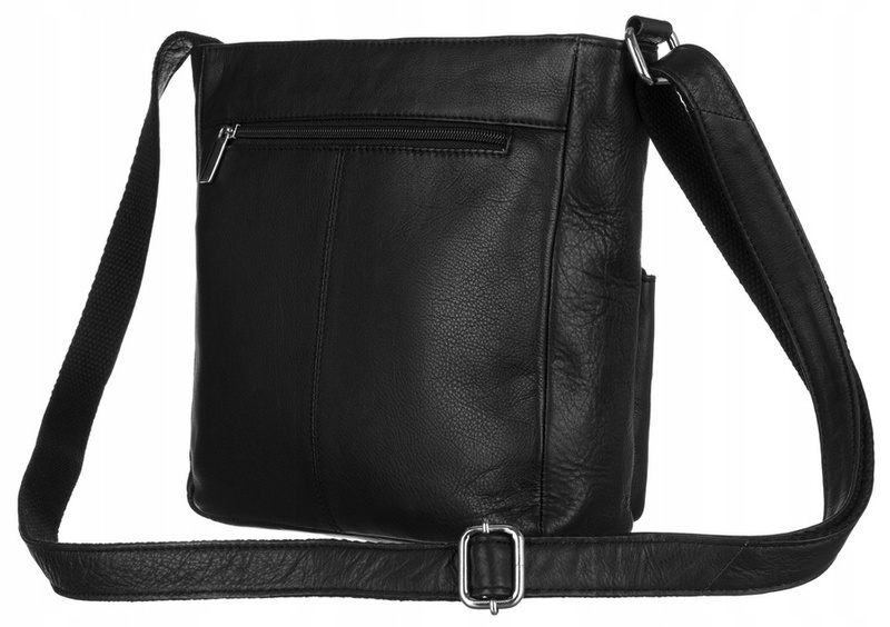 Leather men's messenger