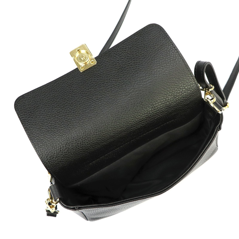 Leather elegant women's crossbody messenger bag