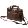 Men's genuine leather briefcase Nordee S137