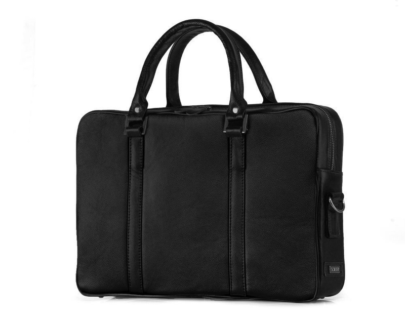 SOLIER ECHTE LEDER LAPTOPTASCHE 15'4 ZOLL BUSINESS UMHÄNGETASCHE GROSS FÜR HERREN SL25