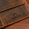 Men's brown nubuck leather wallet Beltimore R82