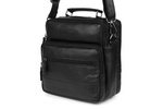 Black Beltimore Herren -Ledertasche zwei -Chamber Q67