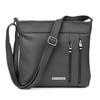 Damen Posttasche aus grauem Leder Beltimore X95