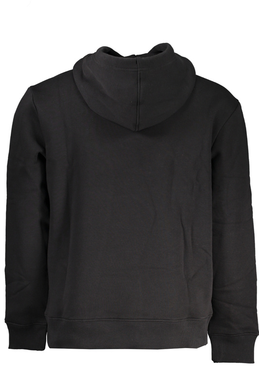 CALVIN KLEIN MEN&#39;S BLACK ZIPLESS SWEATSHIRT