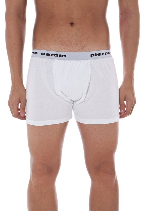 PIERRE CARDIN MEN&#39;S WHITE BOXER