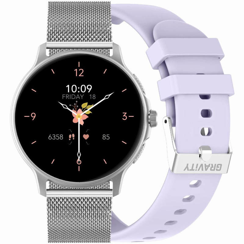 SMARTWATCH UNISEX GRAVITY GT12-6 - ROZMOWY BLUETOOTH, DODATKOWY PASEK (sg035f)