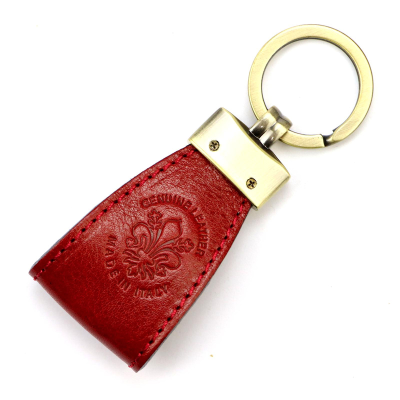 Elegant Leather Keychain by Florence