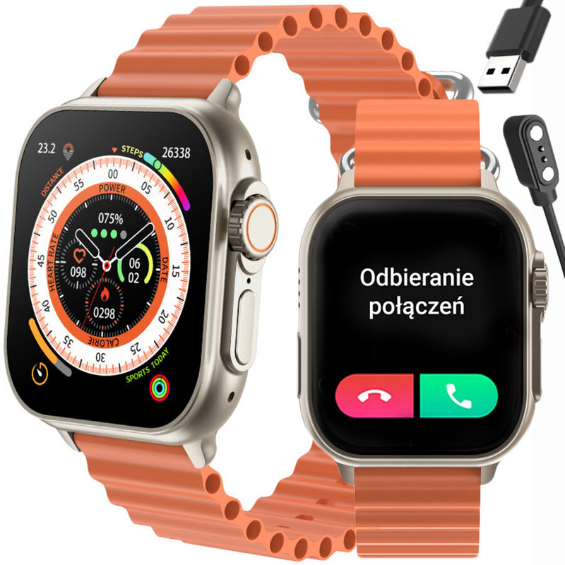 SMARTWATCH UNISEX Rubicon RNCF17 - BLUETOOTH CALL, ŁADOWANIE BEZPRZEWODOWE (sr059b)