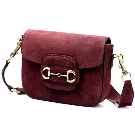 Suede elegant women's shoulder messenger bag