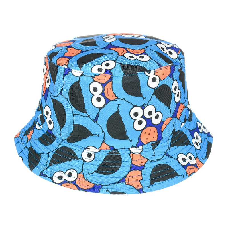 Double-sided hat Bucket Hat Children's Cookies Monster Kap-MD-12