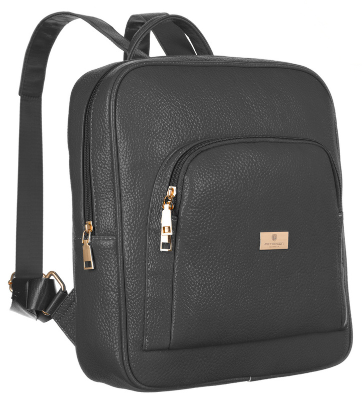 Leatherette bagpack PETERSON PTN PL-29601