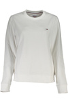 TOMMY HILFIGER WOMEN&#39;S ZIPLESS SWEATSHIRT WHITE