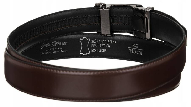 Leather belt PETERSON PTN AB35