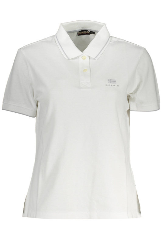 NAPAPIJRI POLO SHORT SLEEVE WOMAN WHITE