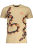 CAVALLI CLASS HERREN-KURZÄRMELIGES T-SHIRT BEIGE