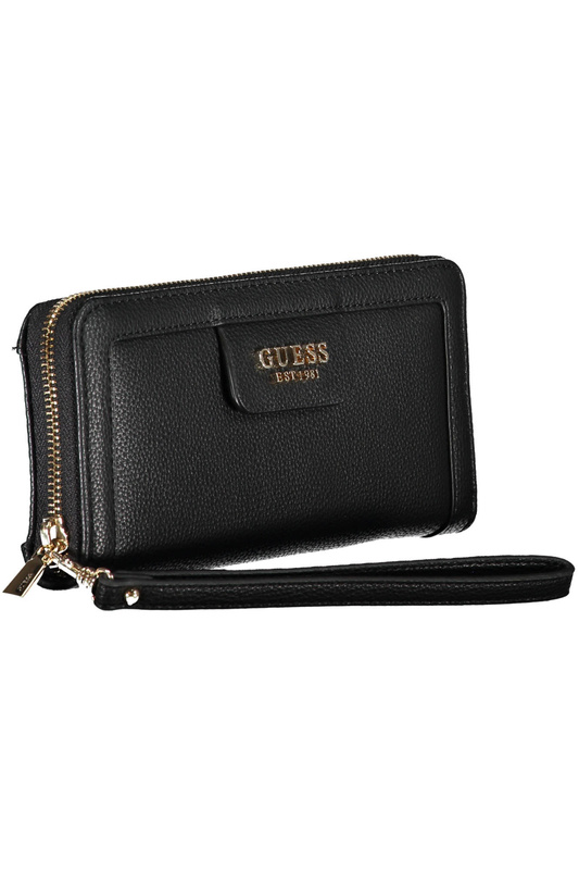 GUESS JEANS DAMENBRIEFTASCHE SCHWARZ