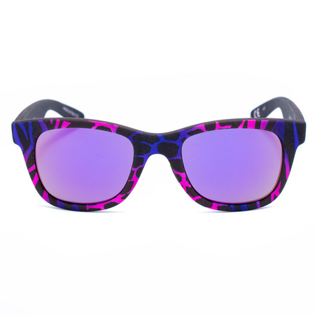 SUNGLASSES ITALIA INDEPENDENT UNISEX 0090-ZEF-017 (Szkło/Zausznik/Mostek) 50/20/140 mm)