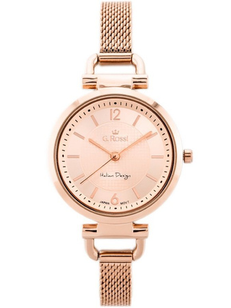 ZEGAREK G. ROSSI - LESTI - 3652B (zg772f) - rose gold + BOX