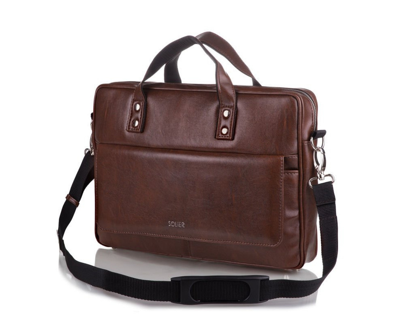 Men's large document and laptop bag SOLIER