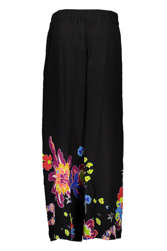 DESIGUAL BLACK WOMEN&#39;S TROUSERS