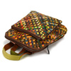 Women's designer colorful mosaic backpack