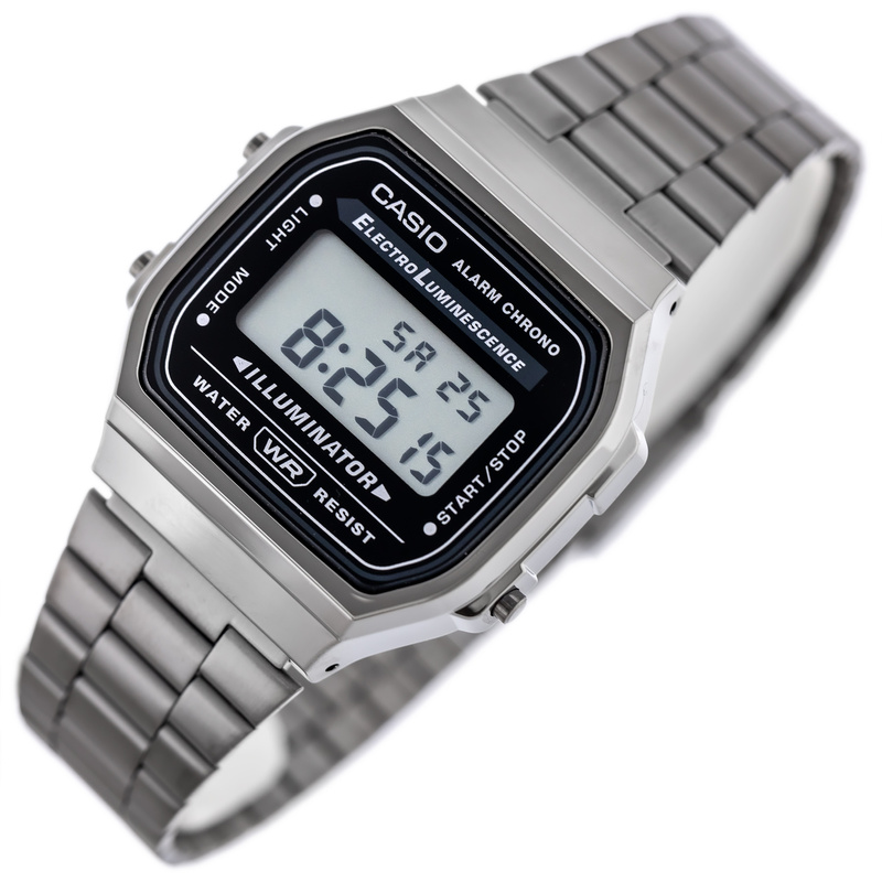 ZEGAREK MĘSKI CASIO A168WGG-1A (zd088e) - KLASYKA + BOX