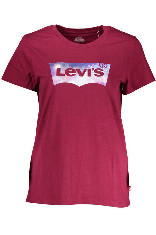 LEVI'S ROTES KURZARM-T-SHIRT FÜR DAMEN