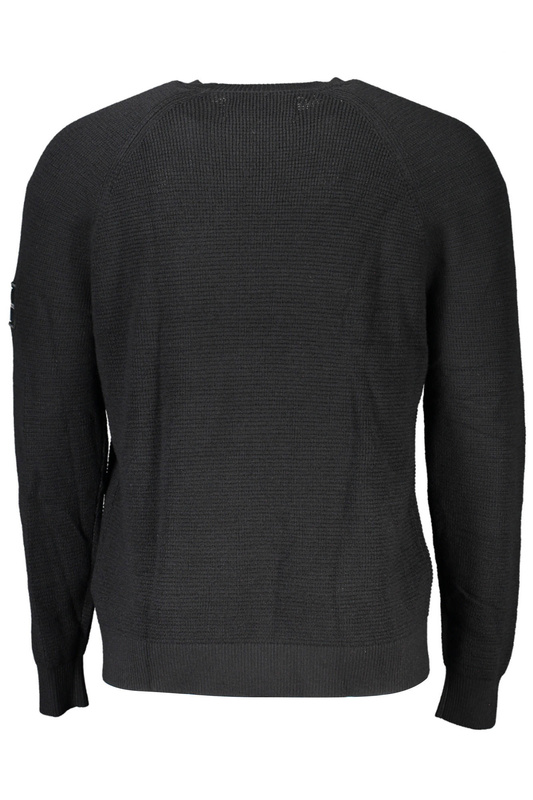 CALVIN KLEIN MEN&#39;S BLACK SWEATER