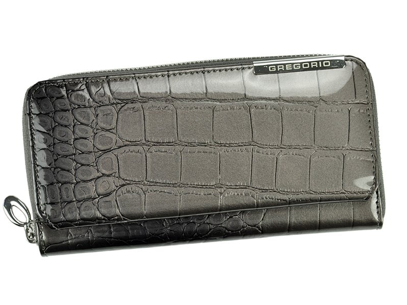 Elegant women's leather large wallet by Gregorio