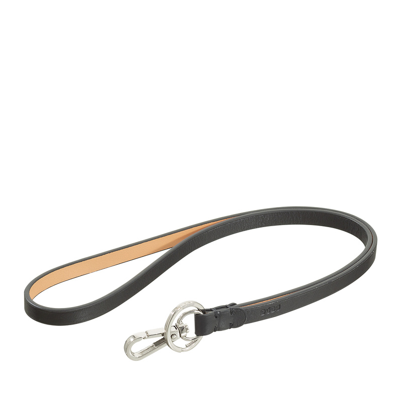 Neck lanyard for keys Colorful Marseille by DUDU made in genuine leather with metal ring and carabiner. A simple, discreet and colourful accessory.