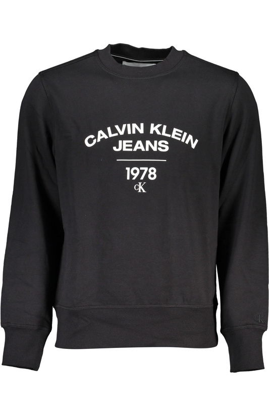 CALVIN KLEIN SCHWARZES HERREN-SWEATSHIRT MIT REISSVERSCHLUSS