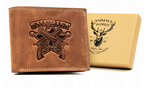 Men's genuine leather wallet Wild ANIMALS N992-CHM SHE