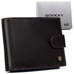 Men's genuine leather wallet Rovicky N992L-RVT RFID