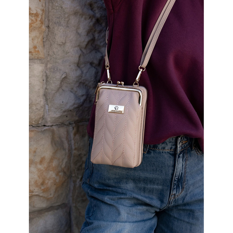 Bag with wallet function with strap by Rovicky