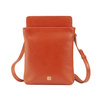 A capacious and feminine leather messenger bag DuDu